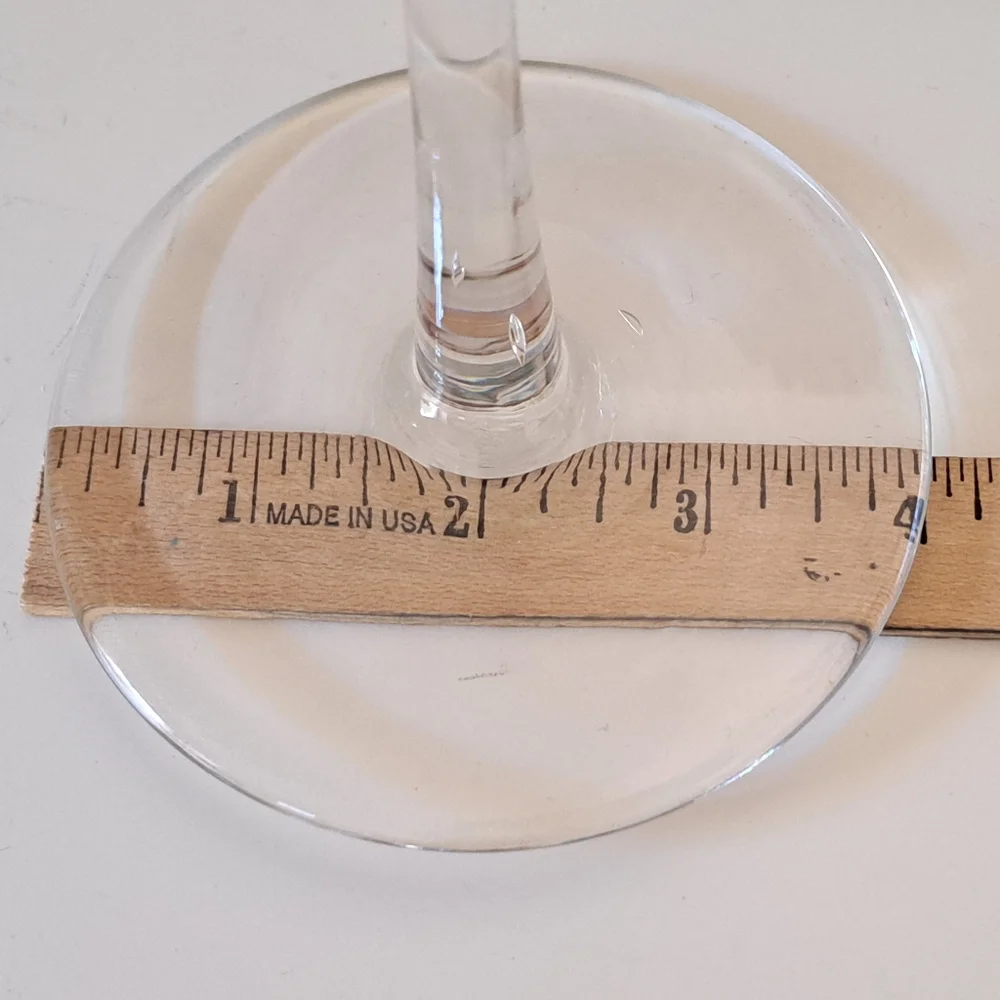 Ikea Gastvanlig Glass Crystal Modern Candlestick Holders Set of 2